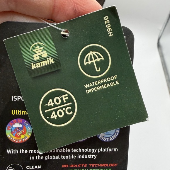 NEW Kamik Champlain 3 Slip On Zip Waterproof Snow Boots Mens 9 EU 42 Brown - Picture 6 of 12